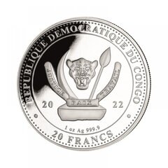 Sidabrinė moneta The Bear 2022 kaina ir informacija | Numizmatika | pigu.lt
