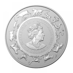 Sidabrinė moneta Tigro Metai 2022 kaina ir informacija | Numizmatika | pigu.lt