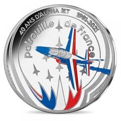 Sidabrinė moneta Alpha Jet, Prancūzija 2021 цена и информация | Нумизматика | pigu.lt