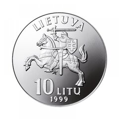 Sidabrinė moneta Kaunas 1999 kaina ir informacija | Numizmatika | pigu.lt