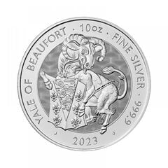 Sidabrinė moneta Yale of Beaufort, Tudor 2023 kaina ir informacija | Numizmatika | pigu.lt