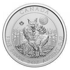 Sidabrinė moneta Vilkolakis 2021 kaina ir informacija | Numizmatika | pigu.lt