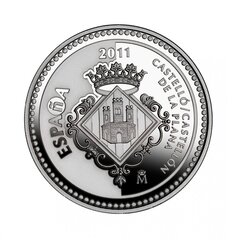 Sidabrinė moneta Kasteljon de la Plana 2011 kaina ir informacija | Numizmatika | pigu.lt
