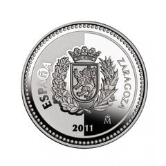 Sidabrinė moneta Saragosa 2011 kaina ir informacija | Numizmatika | pigu.lt