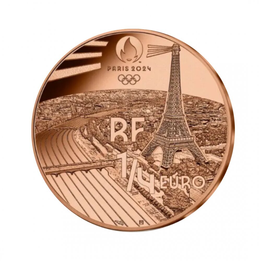 Lydinio moneta Olimpinės žaidynės Paryžiuje 2024, Dviračių sportas 2022 kaina ir informacija | Numizmatika | pigu.lt