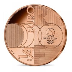 Lydinio moneta Olimpinės žaidynės Paryžiuje 2024 2021 kaina ir informacija | Numizmatika | pigu.lt