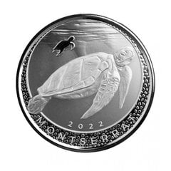 Sidabrinė moneta Sea Turtle 2022 kaina ir informacija | Numizmatika | pigu.lt