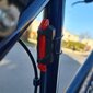 dviračio priekinis ir galinis žibintas USB LED kaina ir informacija | Žibintai ir atšvaitai dviračiams | pigu.lt