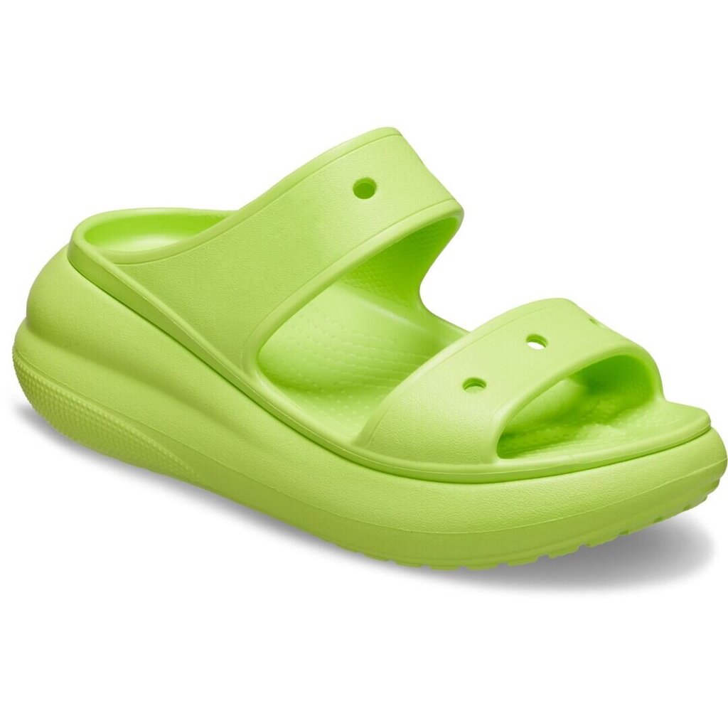 Crocs šlepetės moterims Classic Crush 231073, žalios kaina ir informacija | Šlepetės moterims | pigu.lt