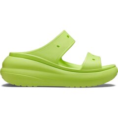 Crocs šlepetės moterims Classic Crush 231073, žalios цена и информация | Женские тапочки | pigu.lt