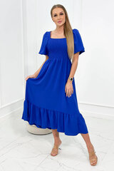 Suknelė moterims 24827, mėlyna kaina ir informacija | Suknelės | pigu.lt