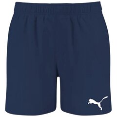 Maudymosi šortai vyrams Puma Swim Medium Length 1P M 935088 01, mėlyni kaina ir informacija | Maudymosi šortai, glaudės | pigu.lt