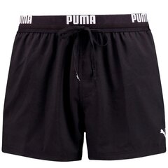 Maudymosi šortai vyrams Puma Logo Short Length M 907659 03, juodi kaina ir informacija | Maudymosi šortai, glaudės | pigu.lt