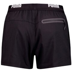 Maudymosi šortai vyrams Puma Logo Short Length M 907659 03, juodi kaina ir informacija | Maudymosi šortai, glaudės | pigu.lt