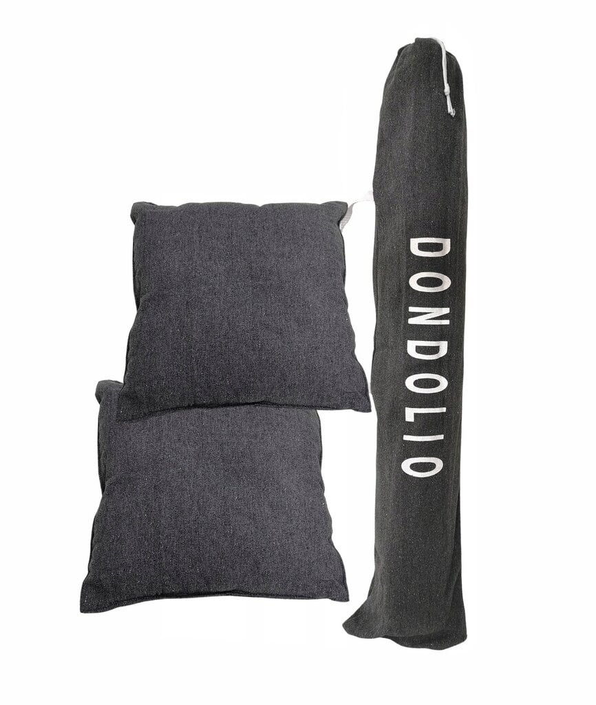 Sėdimas hamakas su pagalvėmis Dondolio, pilkas kaina ir informacija | Hamakai | pigu.lt