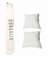 Sėdimas hamakas su pagalvėmis Dondolio, šviesios smėlio spalvos kaina ir informacija | Hamakai | pigu.lt