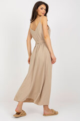Suknelė moterims Och Bella LKK1799861903, smėlio spalvos цена и информация | Платья | pigu.lt