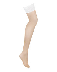 Kojinės moterims Obssesive, baltos kaina ir informacija | Moteriškos kojinės | pigu.lt
