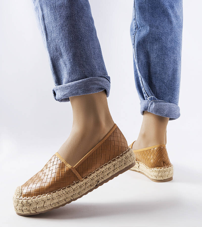 Espadrilės moterims Gemre GRM22628.2681, rudos цена и информация | Bateliai moterims  | pigu.lt