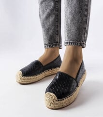 Espadrilės moterims Gemre GRM22629.2681, juodos kaina ir informacija | Bateliai moterims  | pigu.lt