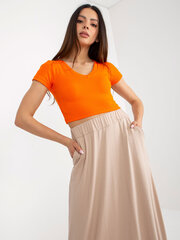 Женская длинная юбка 385113 02, 385113*02-ONE, песочный цена и информация | Юбки | pigu.lt