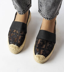 Espadrilės moterims Gemre GRM22632.2681, juodos цена и информация | Женские туфли | pigu.lt