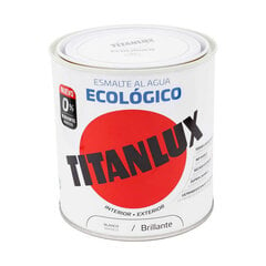 Akrilo lakas TITANLUX 00t056614 Ekologiškas 250 ml Balta Blizgantis kaina ir informacija | Dažai | pigu.lt
