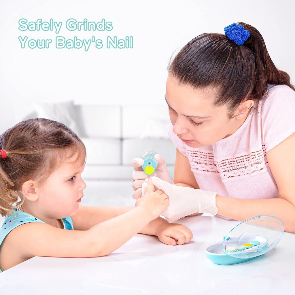 Elektrinė vaikų ir kūdikių nagų dildė Smurf цена и информация | Higienos priemonės | pigu.lt