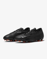 Мужские футбольные бутсы Nike Phantom Gx Club Fg/Mg, черные/оранжевые, DD9483 010/8 цена и информация | Футбольные бутсы | pigu.lt