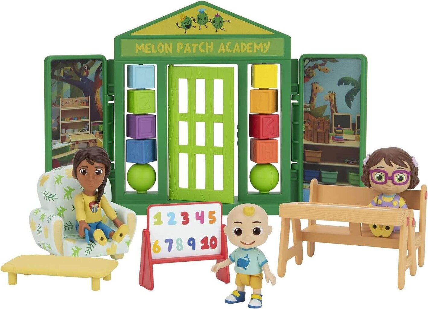 Vaikų darželio figūrėlių rinkinys Cocomelon School Time Jazwares kaina ir informacija | Žaislai mergaitėms | pigu.lt