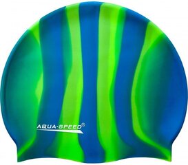 Шапочка для плавания Aqua Speed Bunt Blue/Green цена и информация | Шапочки для плавания | pigu.lt