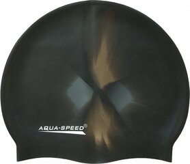 Шапочка для плавания Aqua-Speed, чёрная цена и информация | Шапочки для плавания | pigu.lt