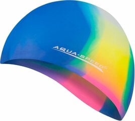 Шапочка для плавания Aqua Speed Bunt, синяя/розовая/зеленая/желтая цена и информация | Шапочки для плавания | pigu.lt