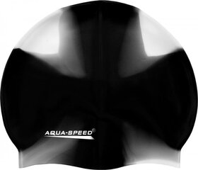 Plaukimo kepurė Aqua-Speed, juoda kaina ir informacija | Plaukimo kepuraitės | pigu.lt