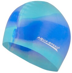 Шапочка для плавания Aqua Speed Bunt, синяя/фиолетовая цена и информация | Шапочки для плавания | pigu.lt