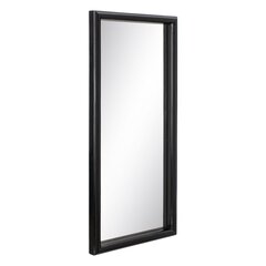 Настенное зеркало 60 x 1,5 x 100 cm Стеклянный Чёрный Металл цена и информация | Зеркала | pigu.lt