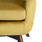 Fotelis, geltonas/rudas kaina ir informacija | Svetainės foteliai | pigu.lt