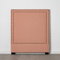 Изголовье кровати 100 x 8 x 120 cm Синтетическая ткань Розовый Деревянный цена и информация | Кровати | pigu.lt