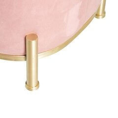 Банкетка 104,5 x 39 x 42 cm Синтетическая ткань Розовый Металл цена и информация | Кресла-мешки и пуфы | pigu.lt