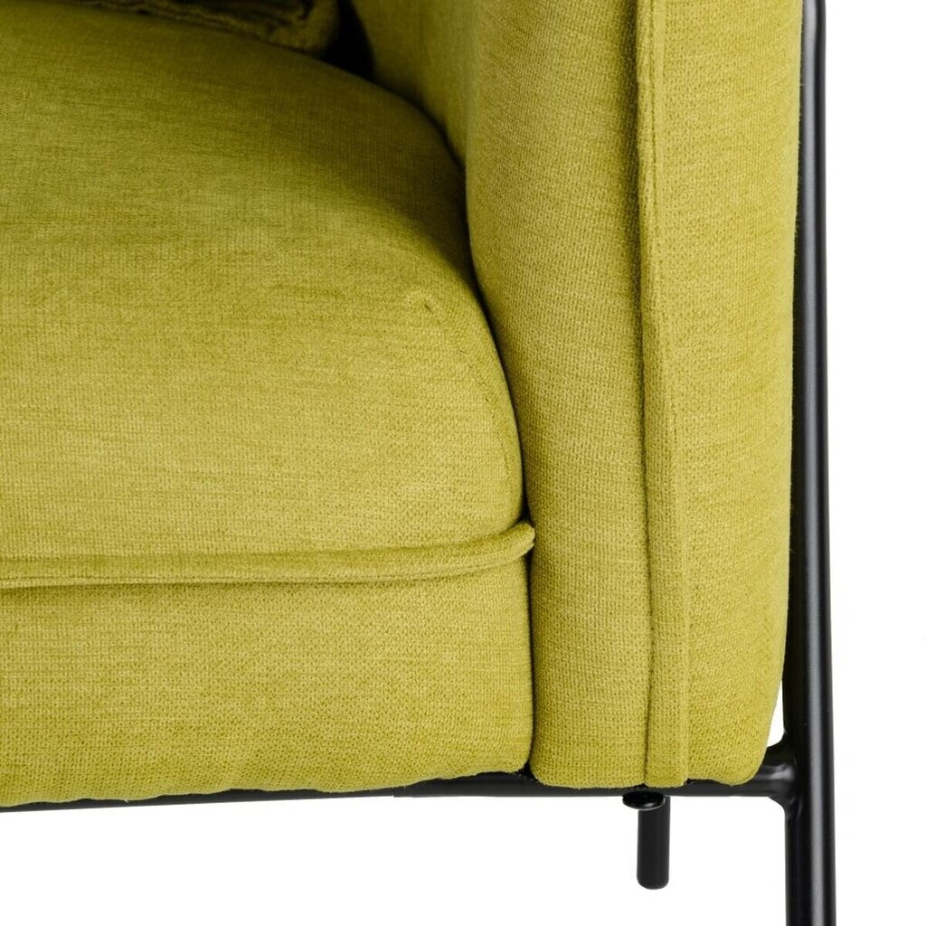 Fotelis 76,5x70x74cm, žalias kaina ir informacija | Svetainės foteliai | pigu.lt