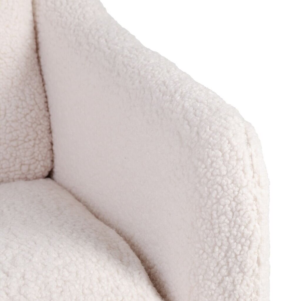 Fotelis 69x80x79cm, smėlio spalvos kaina ir informacija | Svetainės foteliai | pigu.lt