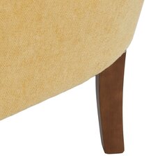 Кресло 77 x 64 x 88 cm Синтетическая ткань Деревянный Горчица цена и информация | Кресла в гостиную | pigu.lt
