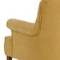 Fotelis 77x64x88cm, geltonas kaina ir informacija | Svetainės foteliai | pigu.lt