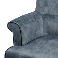 Кресло 77 x 64 x 88 cm Синтетическая ткань Деревянный Светло Синий цена и информация | Кресла в гостиную | pigu.lt
