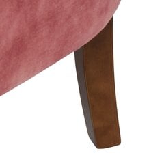 Кресло 77 x 64 x 88 cm Синтетическая ткань Деревянный Темно-красный цена и информация | Кресла в гостиную | pigu.lt
