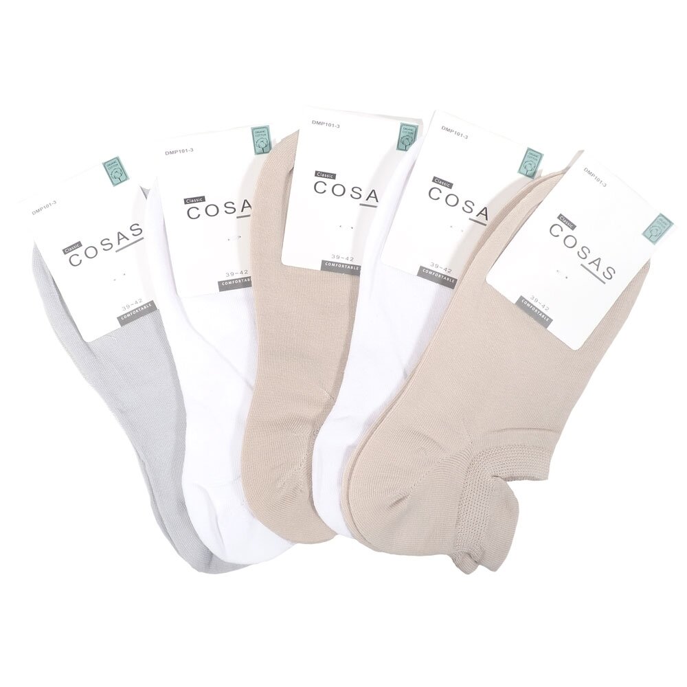 Trumpos kojinės moterims 1093-1, įvairių spalvų, 5 poros kaina ir informacija | Moteriškos kojinės | pigu.lt