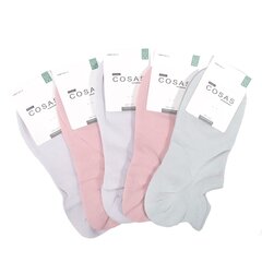 Trumpos kojinės moterims 1093-2, įvairių spalvų, 5 poros kaina ir informacija | Moteriškos kojinės | pigu.lt