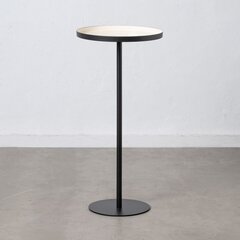 Šoninis staliukas, juodas/smėlio spalvos kaina ir informacija | Kavos staliukai | pigu.lt