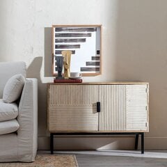 Мебель для прихожей KENSY 95 x 40 x 75 cm Натуральный Деревянный Белый цена и информация | Столы-консоли | pigu.lt