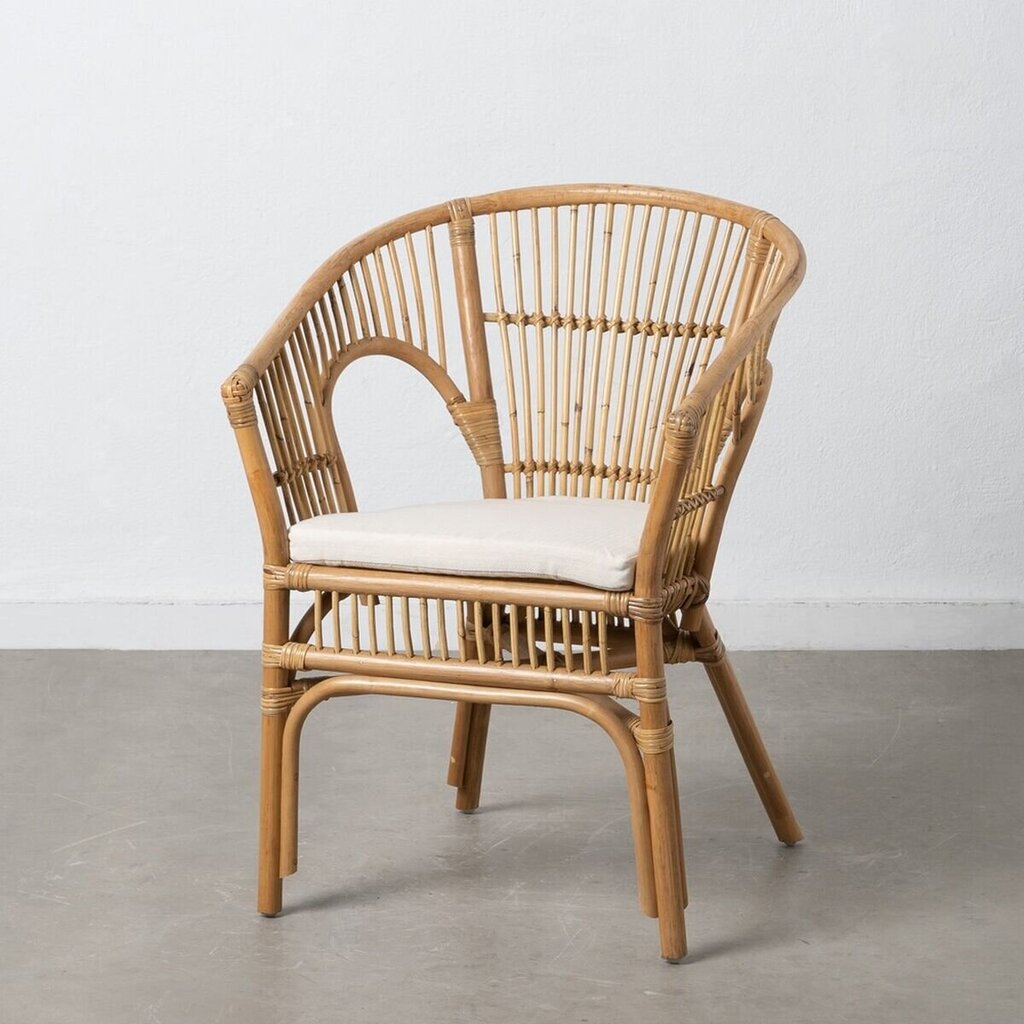 Fotelis 57x58x80cm, rudas kaina ir informacija | Svetainės foteliai | pigu.lt